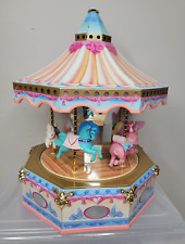  1988 Vintage Sensations Heartline Tin Music Merry-Go-Round Carousel  picture