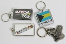 Group of 4 Various Keychains American Idol Bahamas Crossroads Guitar Festival + picture