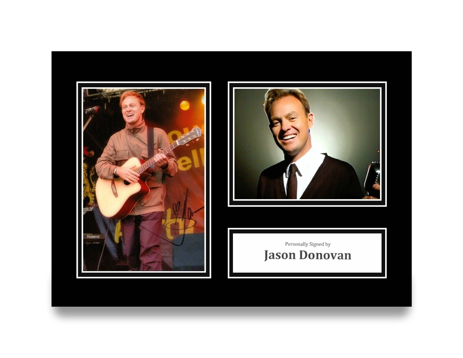 Jason Donovan Signed A4 Photo Autograph Singer Songwriter Gift Display + COA