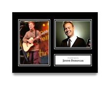 Jason Donovan Signed A4 Photo Autograph Singer Songwriter Gift Display + COA picture