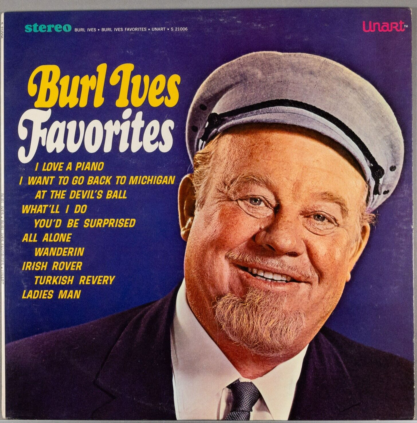 BURL IVES Burl Ives Favorites 1967 LP Vinyl Record Album : VG+/VG+ S 21006