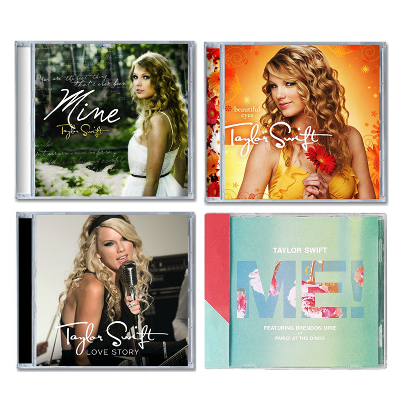 Taylor Swift Love Story& Beautiful Eyes & Mine & ME 4CD Music Single Collection