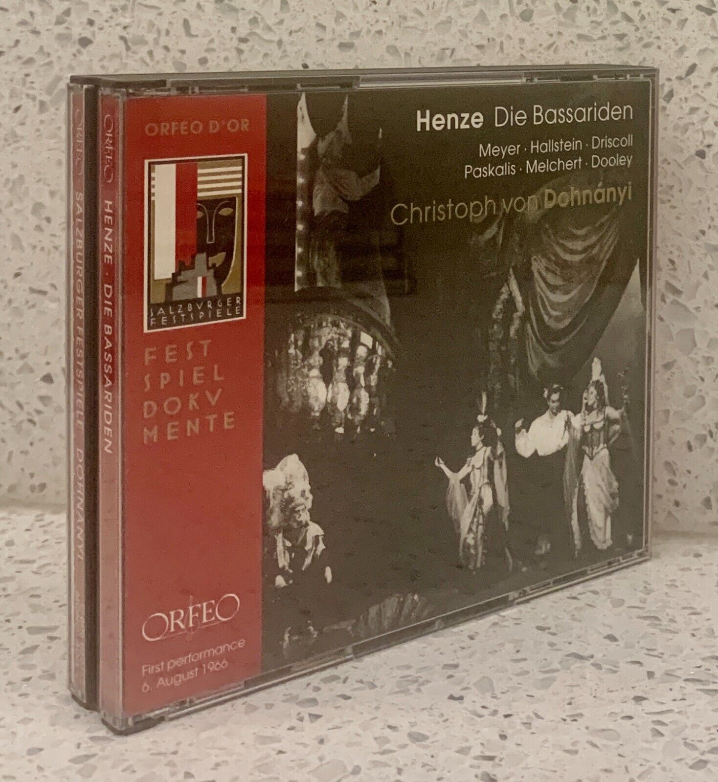 HENZE Die Bassariden [1966] 2 discs Orfeo DOHNANYI Premiere Performance Salzburg