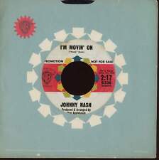 Johnny Nash - I'm Movin' On on WB Promo R&B 45 picture