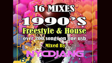 1990's Freestyle & House 16 Mixes NYCDJANG  UBS Flash Drive picture