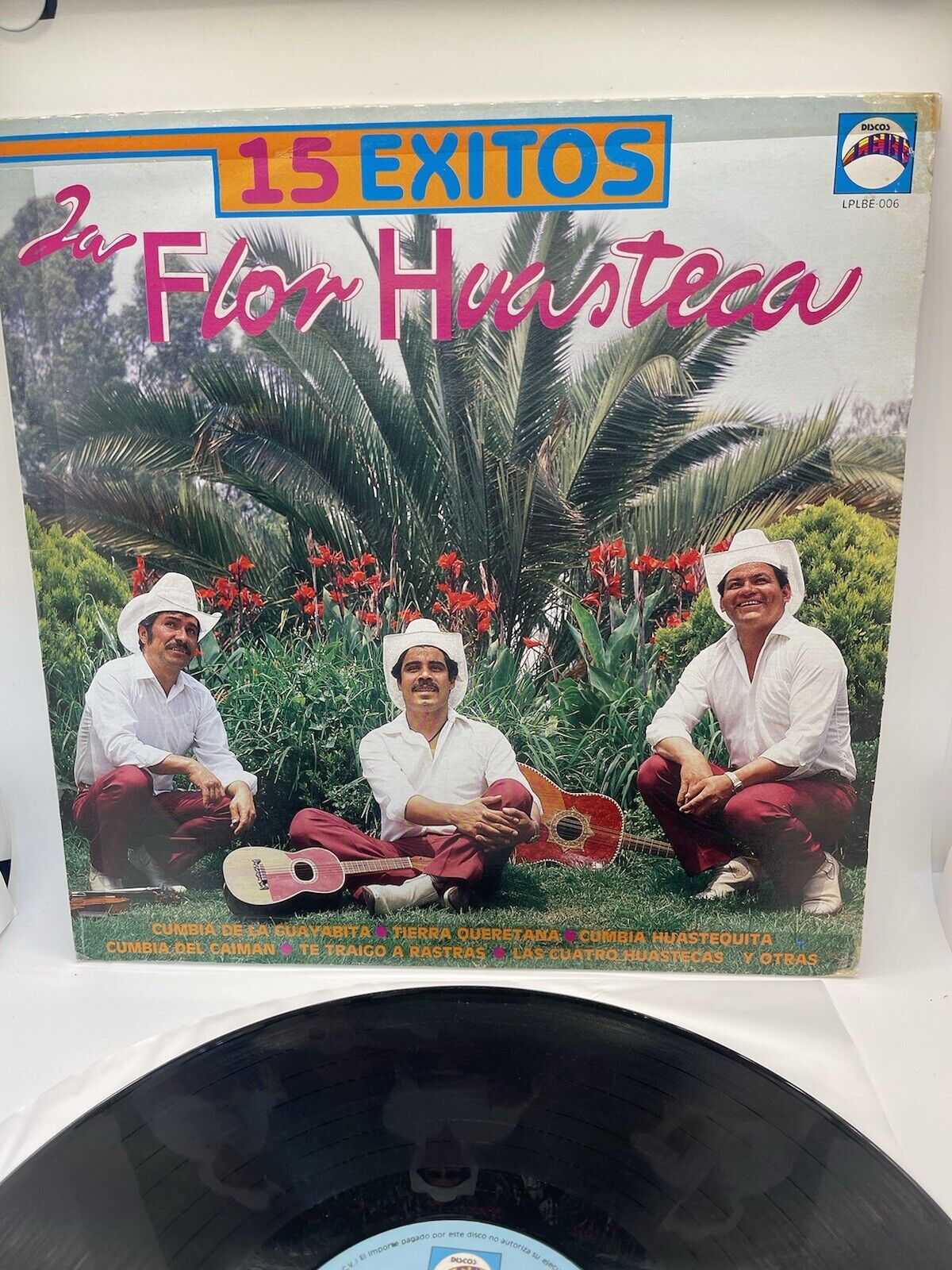 Vintage Rare Récord “La Flor Huasteca” 15 Éxitos