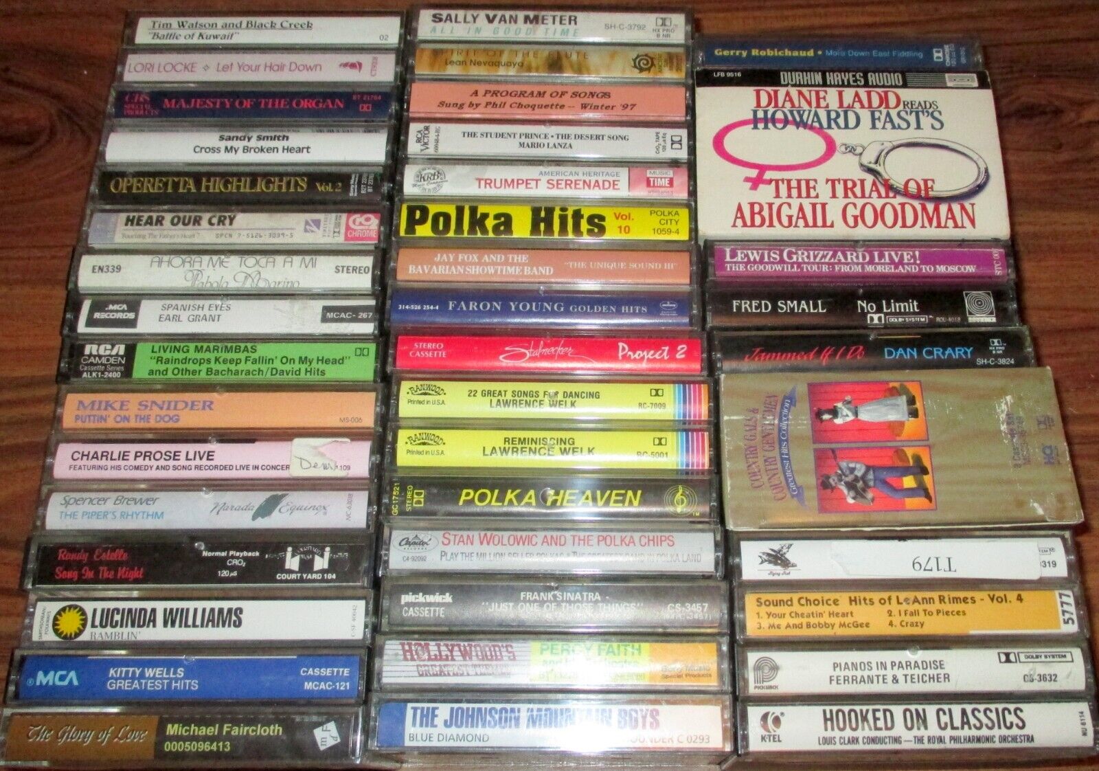 Huge Cassette Tape Lot