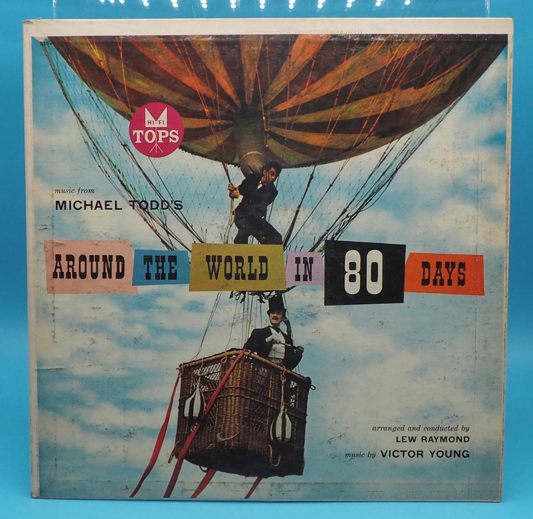 Vintage Music From Around The World In 80 Days Record LP Vinyl Album