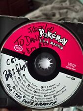 Pokemon 2 b a master SIGNED BY POKÉRAPPER CD VINTAGE picture