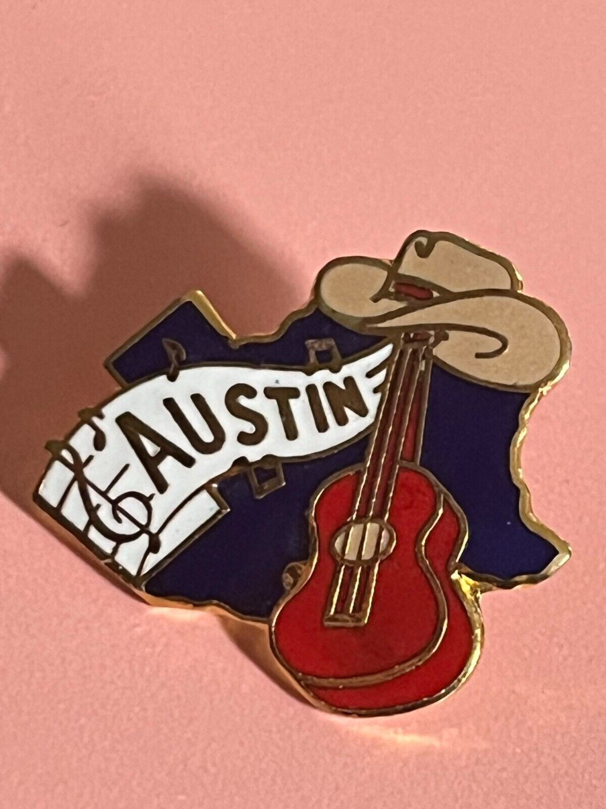 Vintage Lapel Pin #38 Austin Music