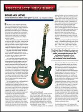 Ernie Ball Music Man Axis Sport series guitar sound check review article print picture