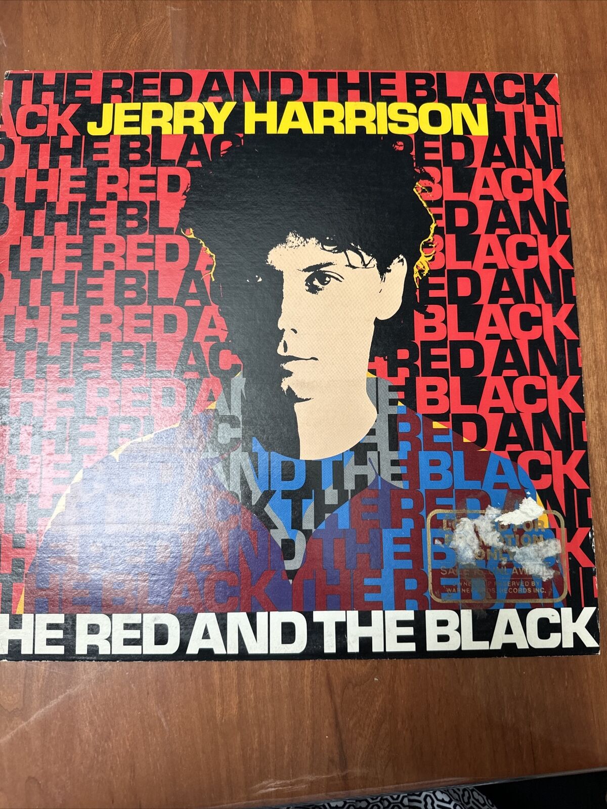 JERRY HARRISON TH RED & THE BLACK - SIRE RECORDS-SRK-3631 - MINT - PROMO