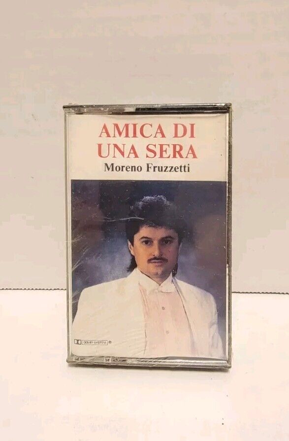 SEALED  Moreno Fruzzetti Cassette AMICA DI UNA SERA Vintage Rare Italy 