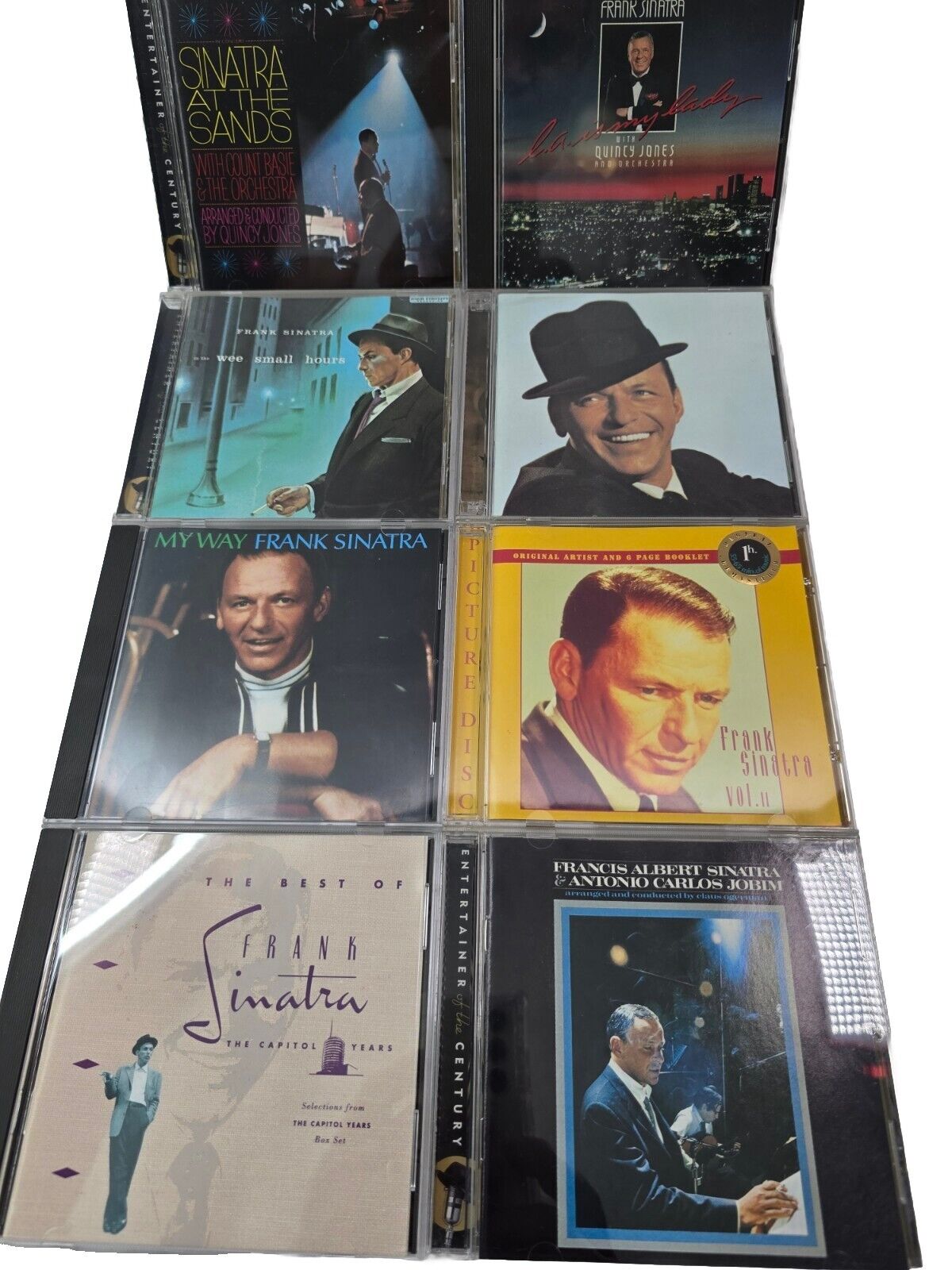 Frank Sinatra Set Of 8 CD Greatest Love Songs Hits Classic Iconic Jazz & Hits.