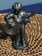 MICHAEL RICKER PEWTER GUITAR PLAYER #10720 picture