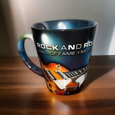 Coffee Mug Rock and Roll Hall of Fame and Museum Cleveland OH Guitar Saxophone  picture