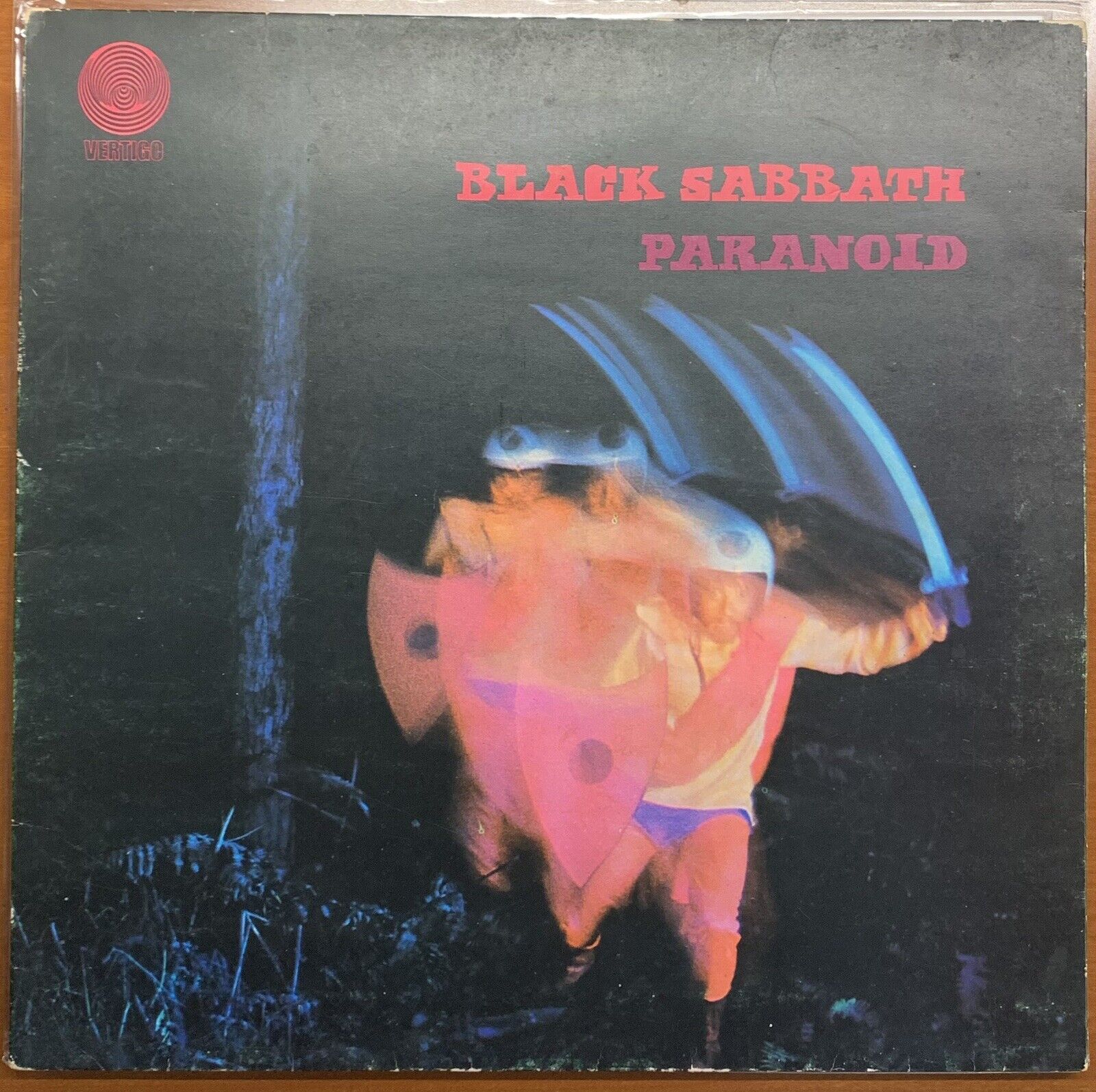 Black Sabbath Paranoid UK Vertigo Big Bear First Press LP Vinyl Record Ozzy