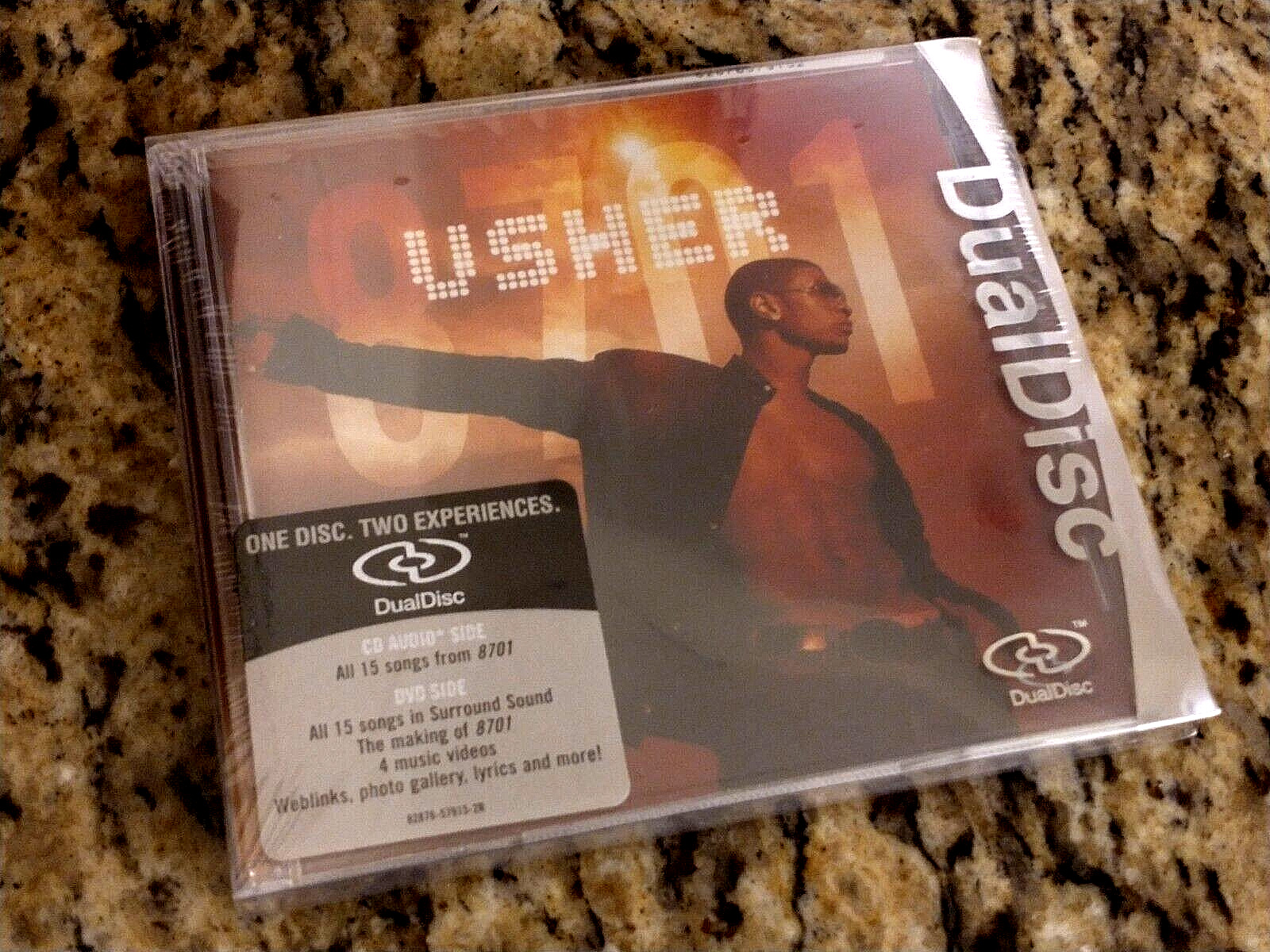 Brand new/factory sealed Usher 8701 Dual Disc 1st/original US pressing