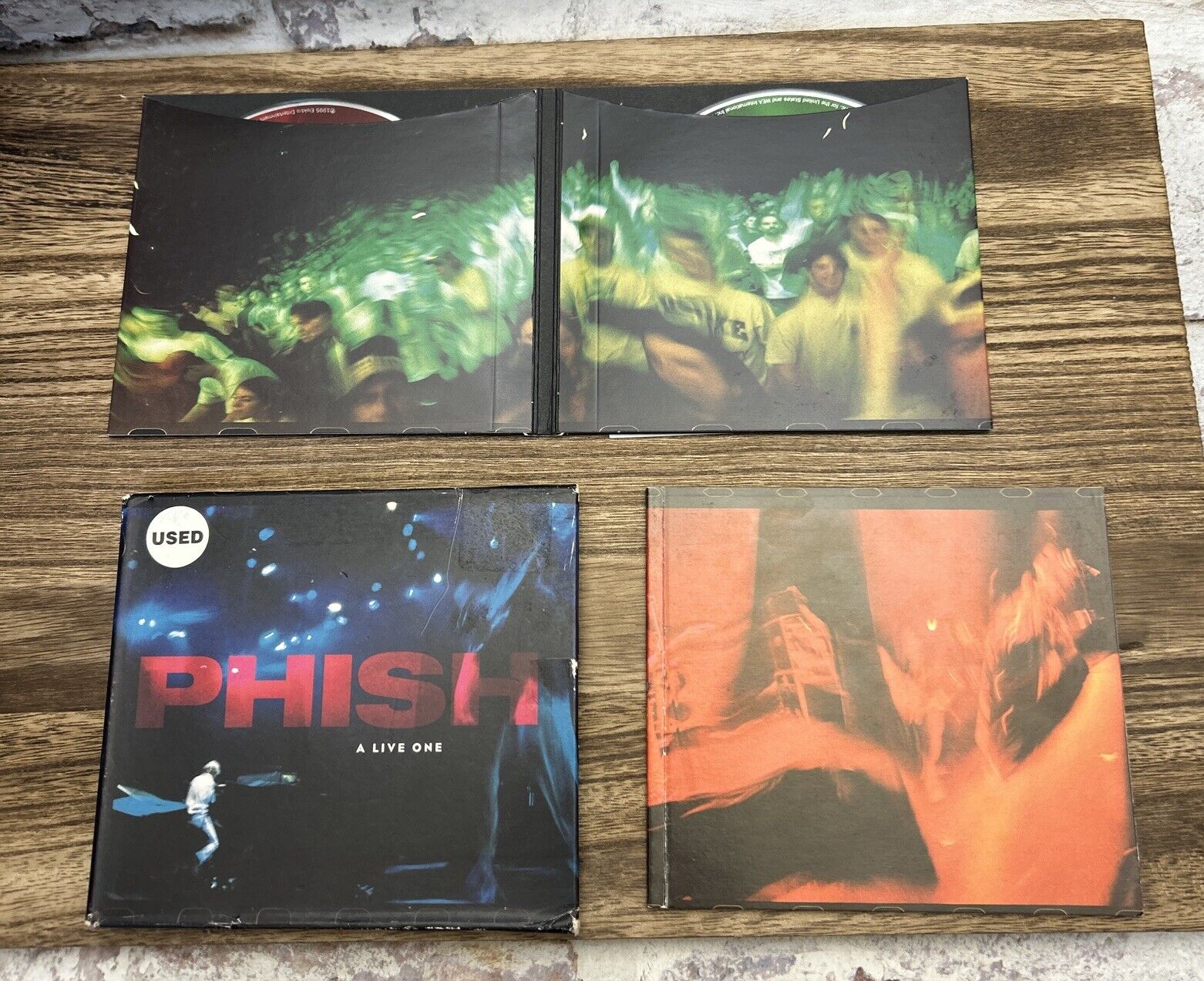PHISH A Live One 2 Disc CD Elektra Entertainment 1995 Booklet