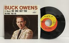 BUCK OWENS,-BEFORE YOU GO-NO ONE BUT YOU -45 RPM RECORD NM COND' A9 picture