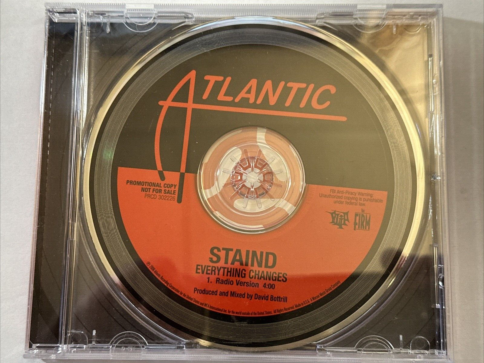 Staind - Everything Changes [Radio Version] RARE promo CD single \'06