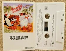 Vintage 1986 Cassette Tape Free Hot Lunch Penguin Love Flying Fish Records picture
