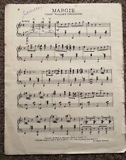 Fats Waller hand signed vintage sheet music ‘Margie’ — Jazz Pianist picture