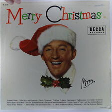 BING CROSBY Merry Christmas DECCA DL 8128 VG- / VG LP 1955 Vocal picture
