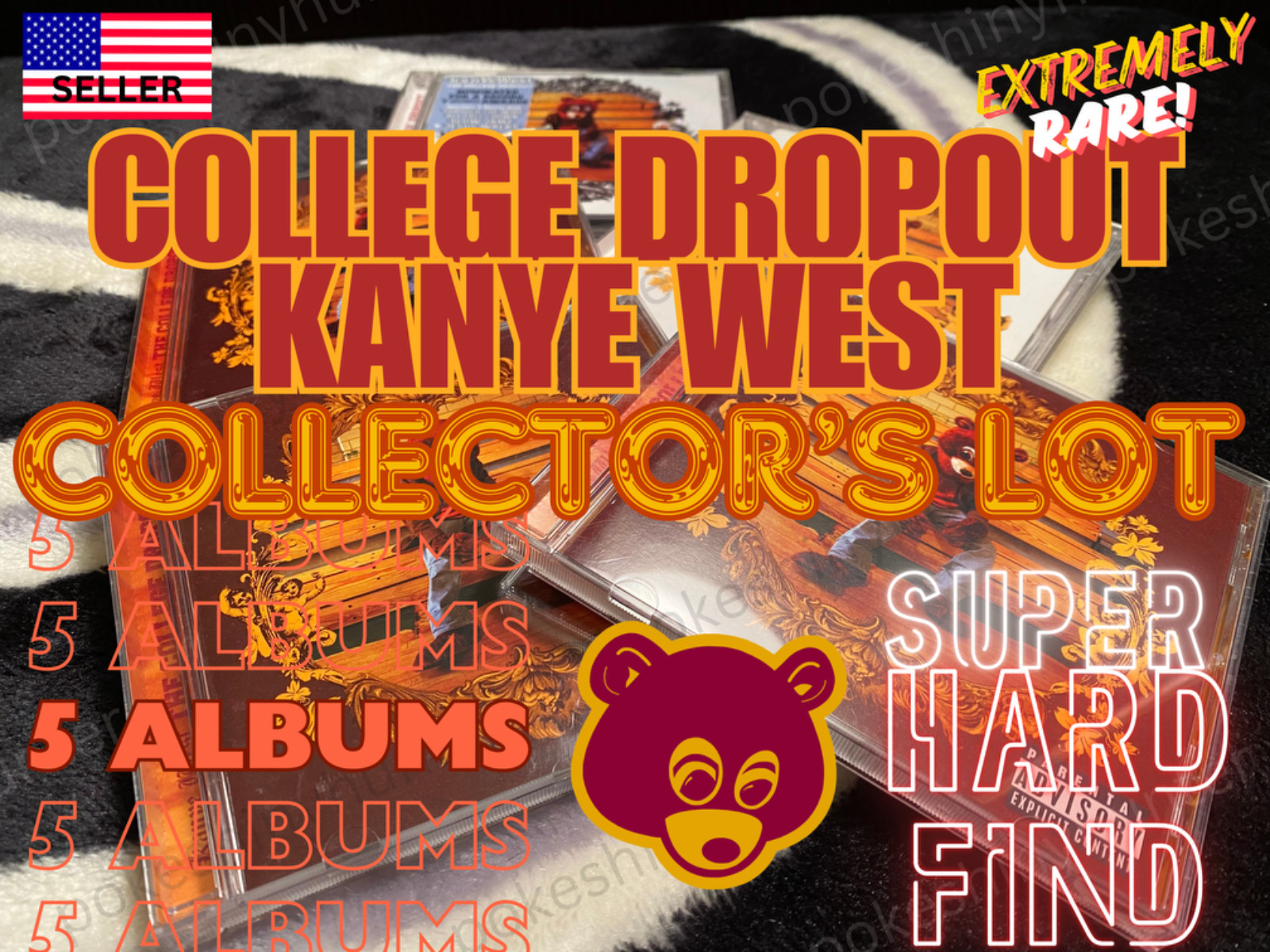 Kanye West - College Dropout Collector's LOT of 5 MUST SEE EXTREMELY RARE
