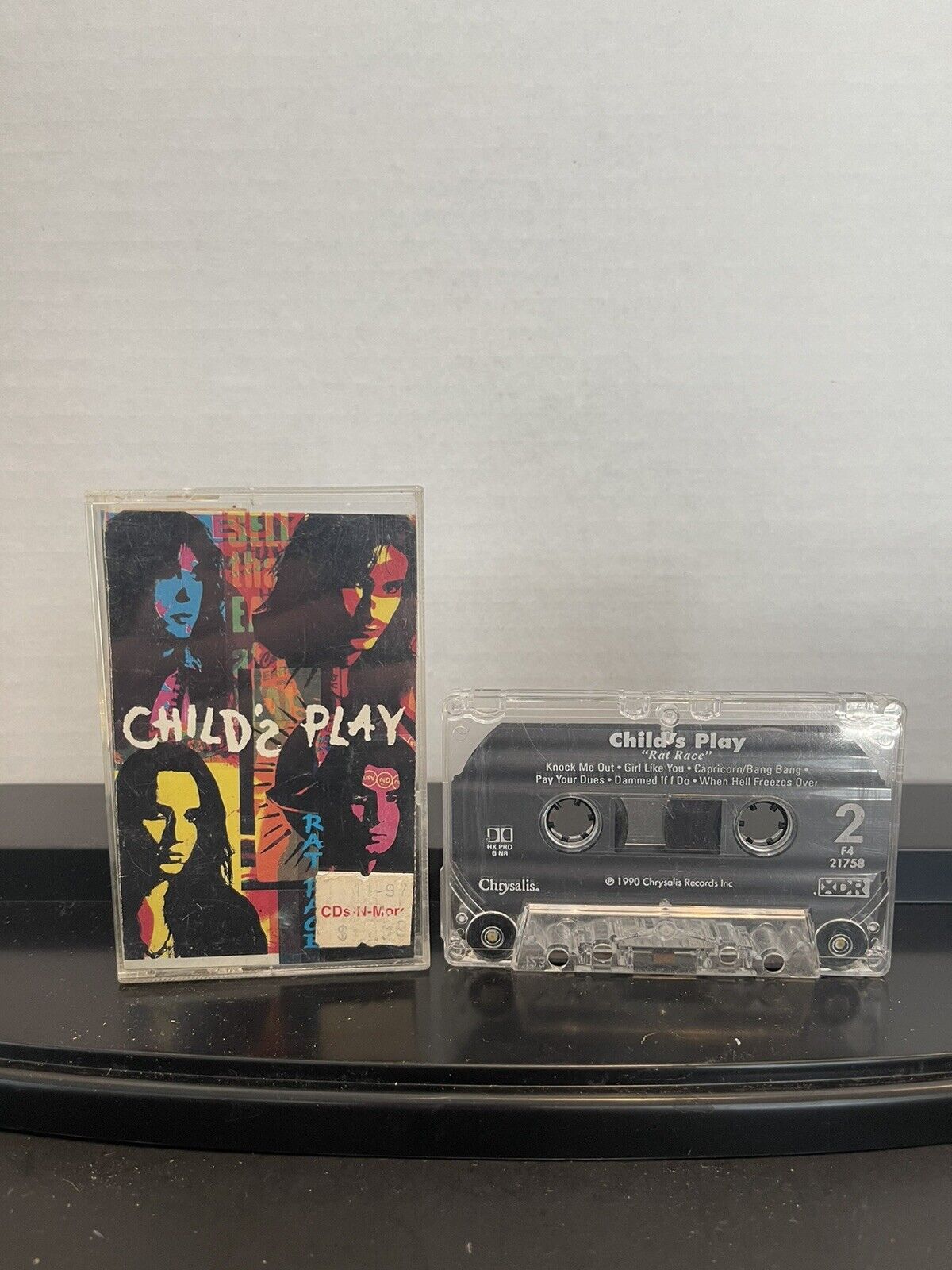 Child\'s Play Rat Race Cassette Tape Chrysalis Records 1990