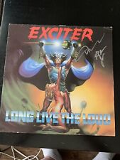 Exciter- Long Live The Loud 1st Press Bernett LP 1985. Signed With Inner Sleeve picture