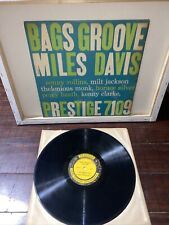 Miles Davis Bag's Groove Prestige 7109 50th St NYC Mono RVG DG Rare Jazz LP picture