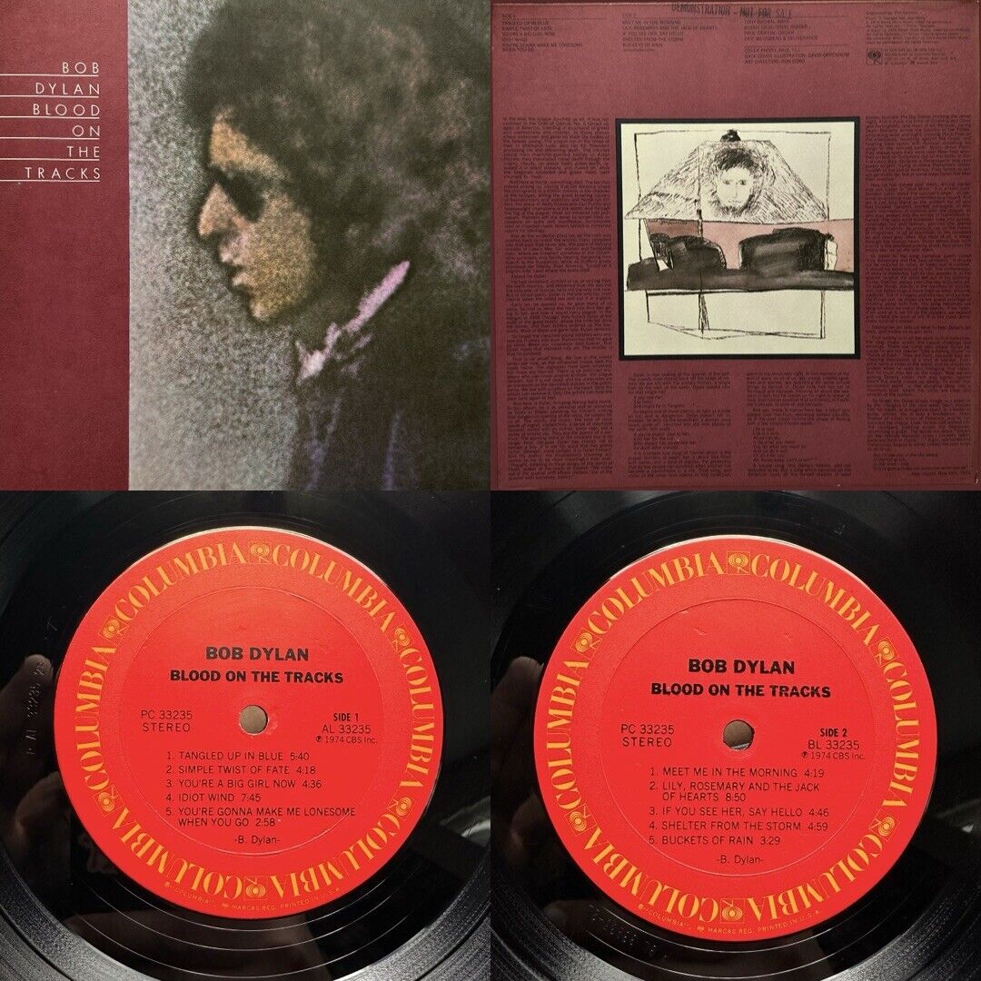 Bob Dylan - Blood On The Tracks - 1974 US 1st Press Promo (NM) Ultrasonic Clean