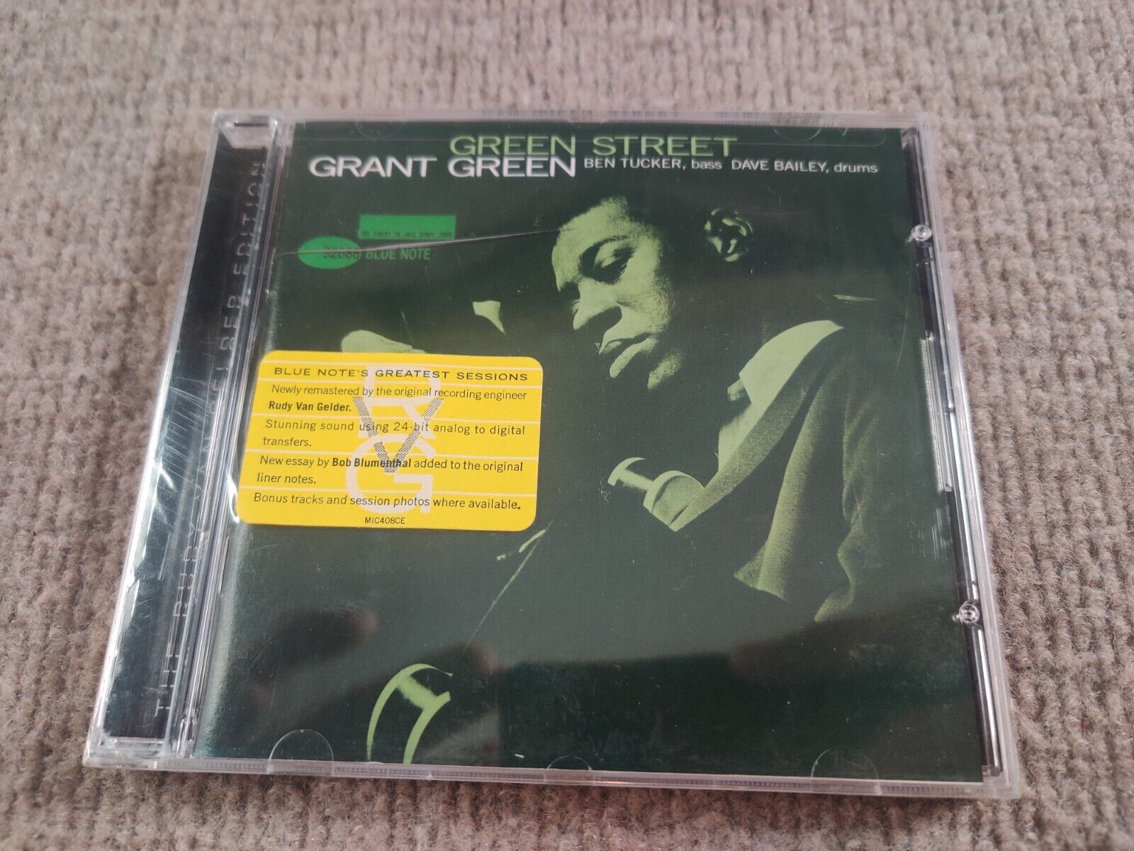 Green Street by Grant Green (CD, 2002) w/ Ben Tucker & Dave Bailey RVG