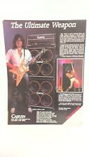 1983 CARVIN X100B GUITAR AMPLIFIER V220 GUITAR   11X8- PRINT AD   a2 picture