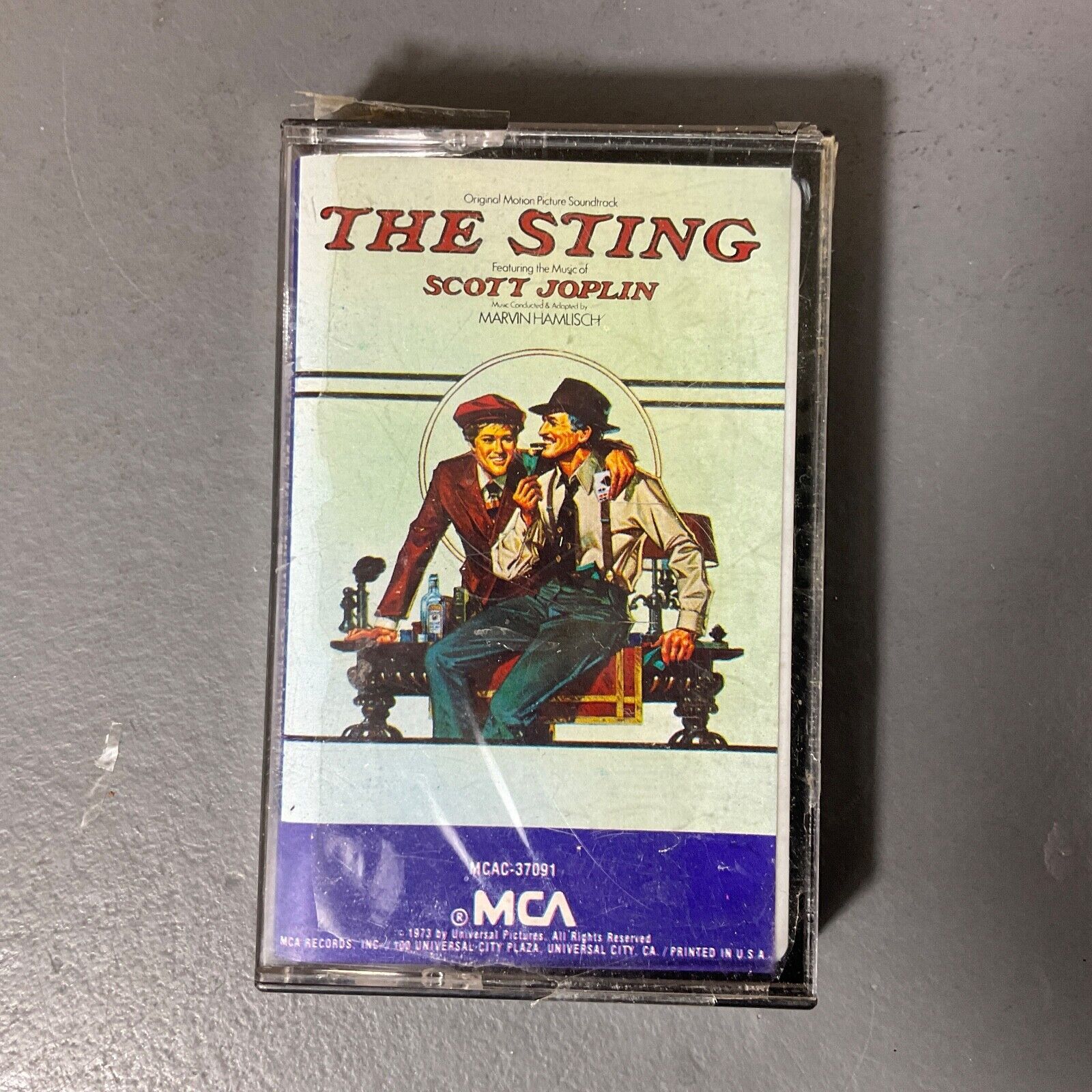 The Sting Scott Joplin Cassette Tape 1973 Vintage Original Soundtrack MCA - NEW
