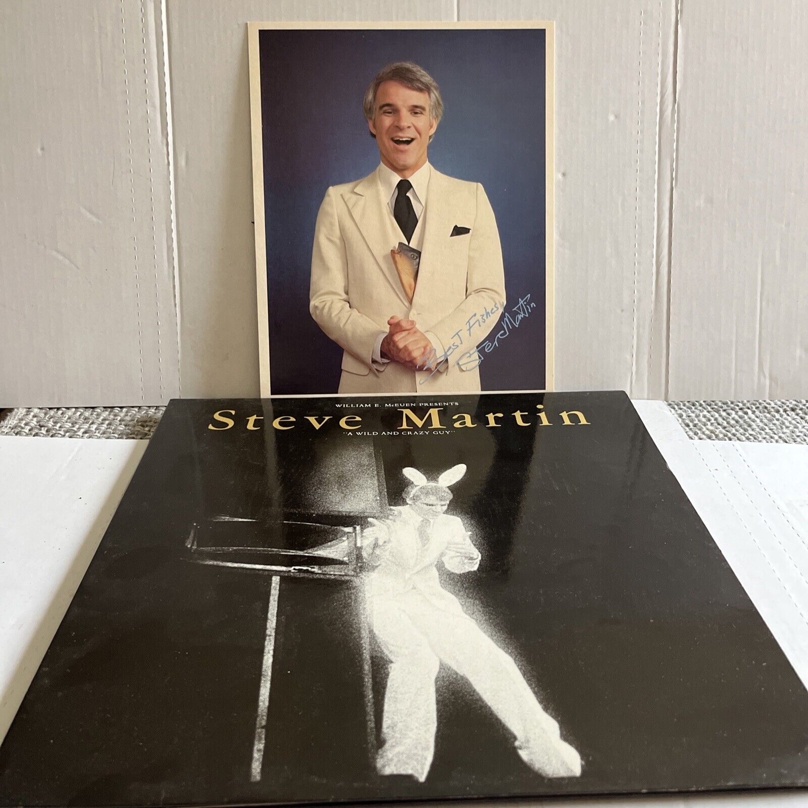 Wild And Crazy Guy by Steve Martin LP Vinyl with Autographed PhotoPlz read desc