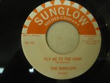 Sunglows Fly Me To The Moon Texas 60s 45 Sunglow 122 Mint picture