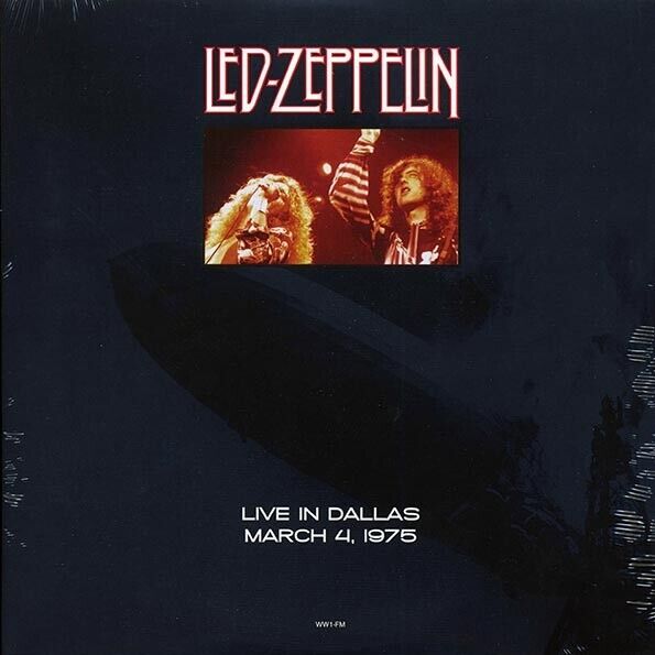 Led Zeppelin -Live in Dallas March 4 1975 -Live Vinyl Record