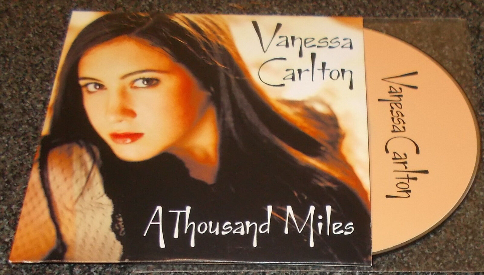VANESSA CARLTON-A THOUSAND MILES-2002 FRENCH CD-CARD CASE-TWILIGHT (LIVE)-MINT