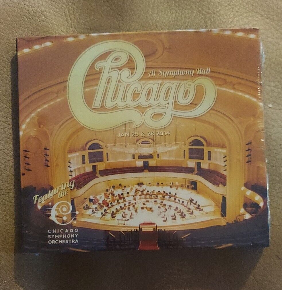 CHICAGO At Symphony Hall w/ Symphony Orchestra Jan 25 & 28 2014 Sealed 2 CD\'s