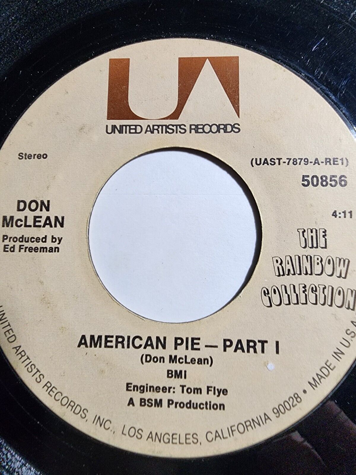 Don McLean - American Pie - Part 1 - Part 2 - 45 RPM VG F346