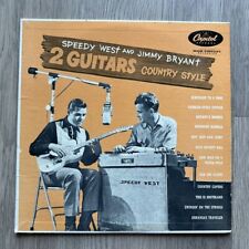 SPEEDY WEST  JIMMY BRYANT Two 2 Guitars LP VG+ Country Style Vinyl Mono Capitol picture