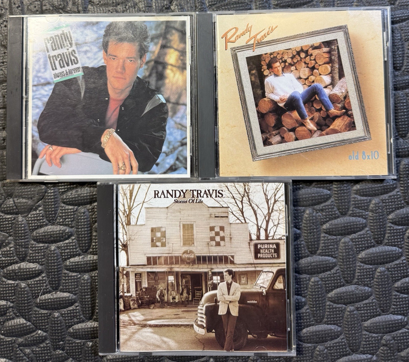 Randy Travis CD Lot of 3 Storms of Life Always & Forever Old 8x10 Country