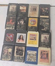 Lot 16 8 Track Tapes Rock Kiss, Beatles, Led Zeppelin Pink Floyd Jimi Hendrix  picture