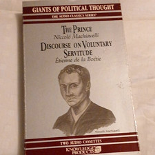 Knowledge Products Audio Classics The Prince/Voluntary Servitude Cassette 1986 picture