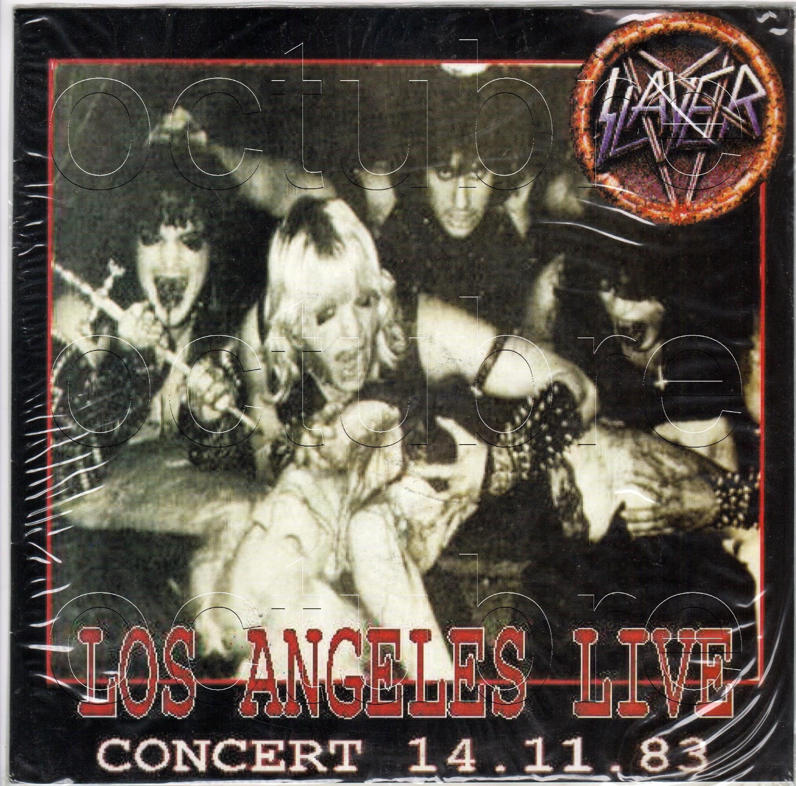 Slayer Los Angeles Live 14.11.83 SEALED 7” Rarest Color Cover 