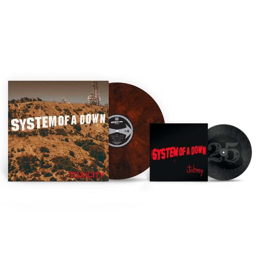 SYSTEM OF A DOWN - Toxicity. 25th (2026) LP burgundy vinyl+45gg 7