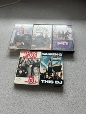 Vintage Hip hop Rap Casset Tapes Warren G New Kids On Block Mac Hammer picture