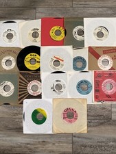 Lot Of 17 Vintage Promotional 45 RPM Records DJ Promo Not For Sale VG picture